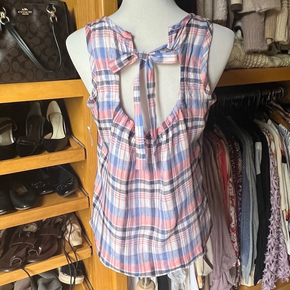 ⭐️BOGO FREE⭐️ NWT Old Navy Linen/Cotton Tie-back Tank - Picture 5 of 9